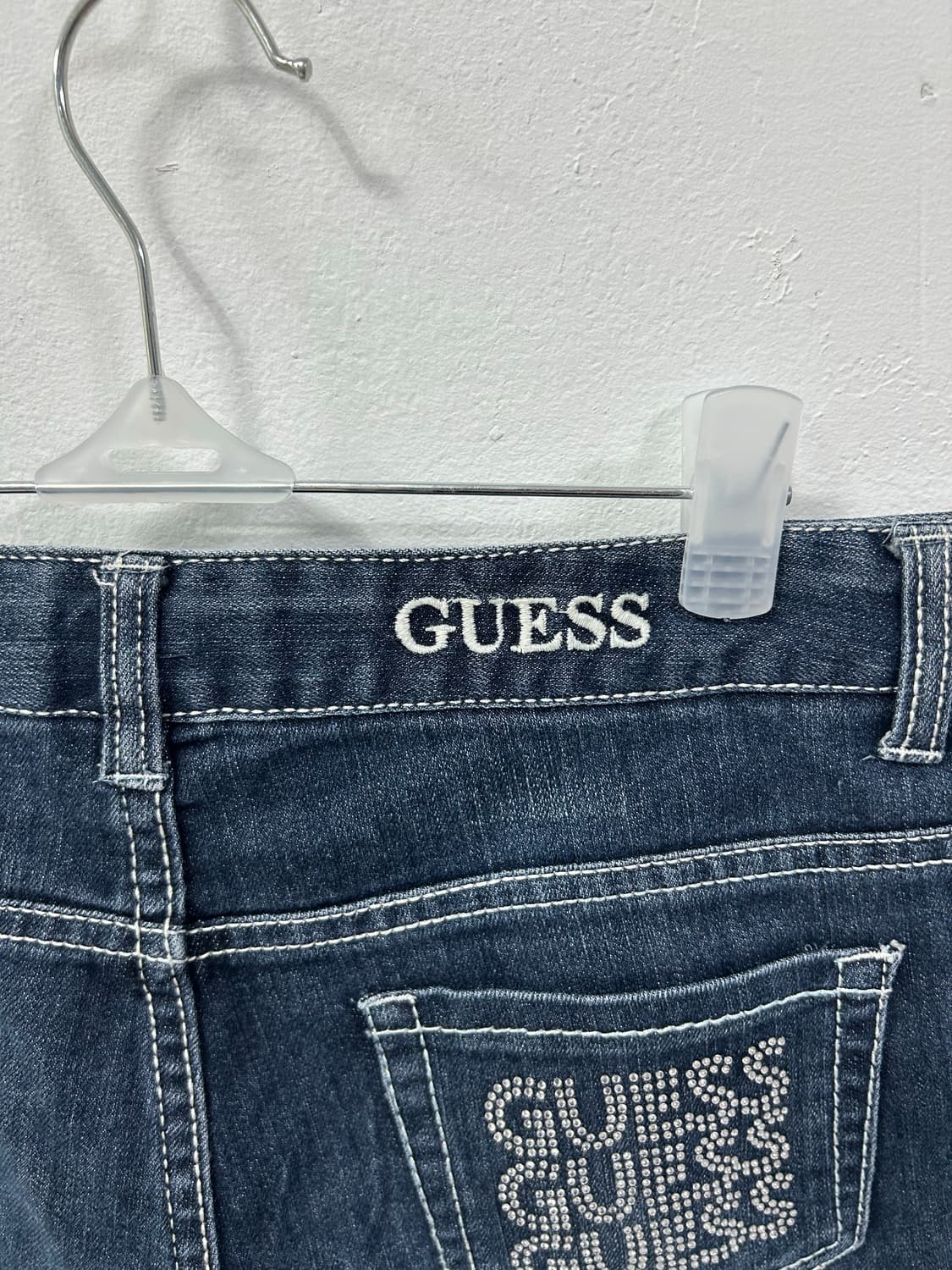 [GUESS] 게스 갸루 y2k 큐빅 데님 팬츠 상품이미지8