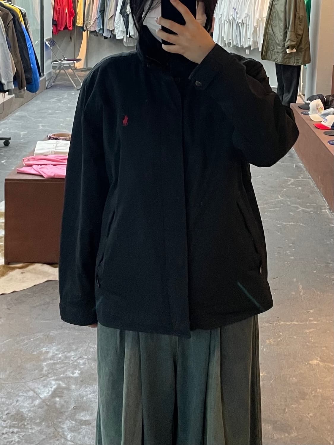 폴로 랄프로렌 블랙 나일론 페리 자켓 H1929 상품이미지1