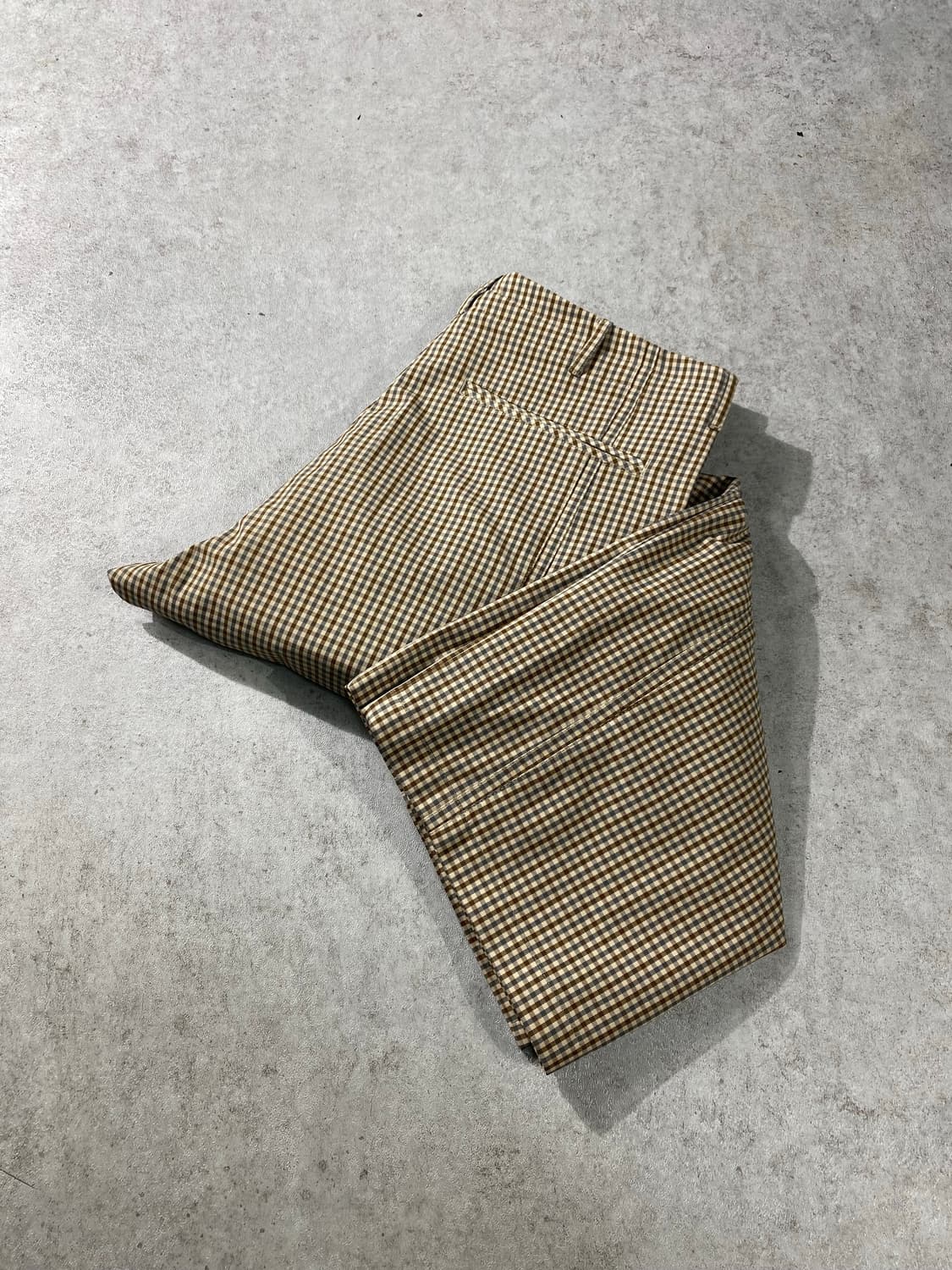 [34] Youth 유스 깅엄체크 와이드 슬랙스 팬츠 상품이미지8