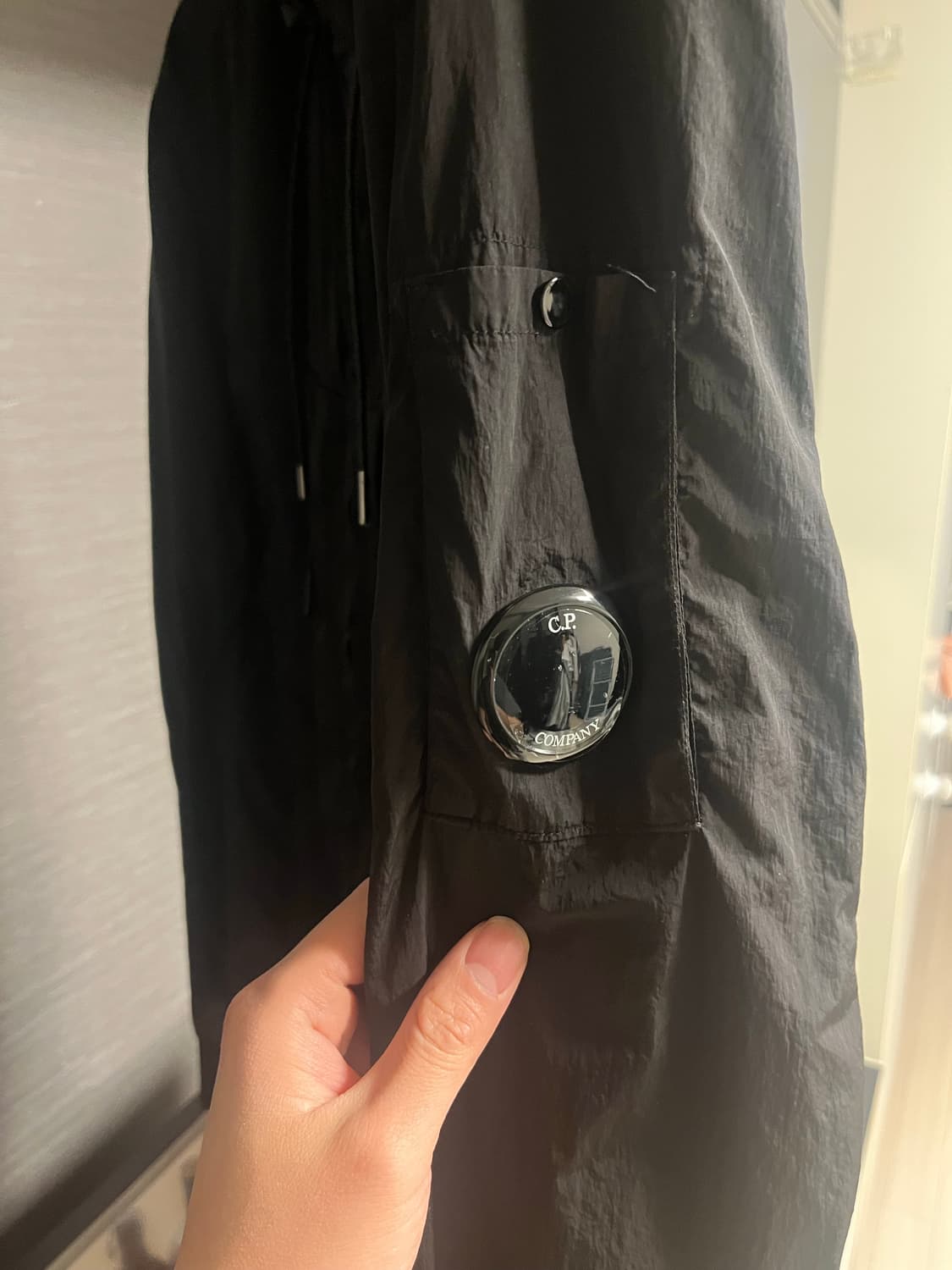 CP컴퍼니 크롬R 후드오버셔츠 블랙 XL 상품이미지6
