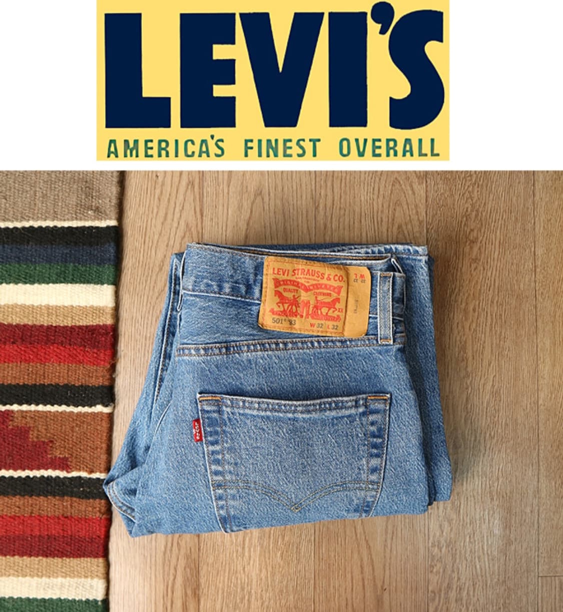 levis 리바이스 93 501 중청 데님 32 상품이미지1