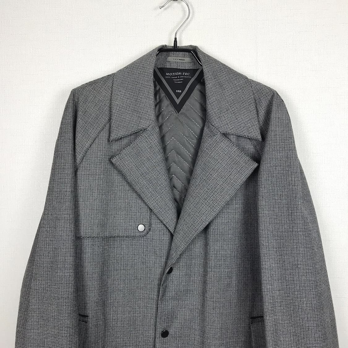 지이크 SIEG 방수 체크 트렌치코트 남성100 상품이미지3