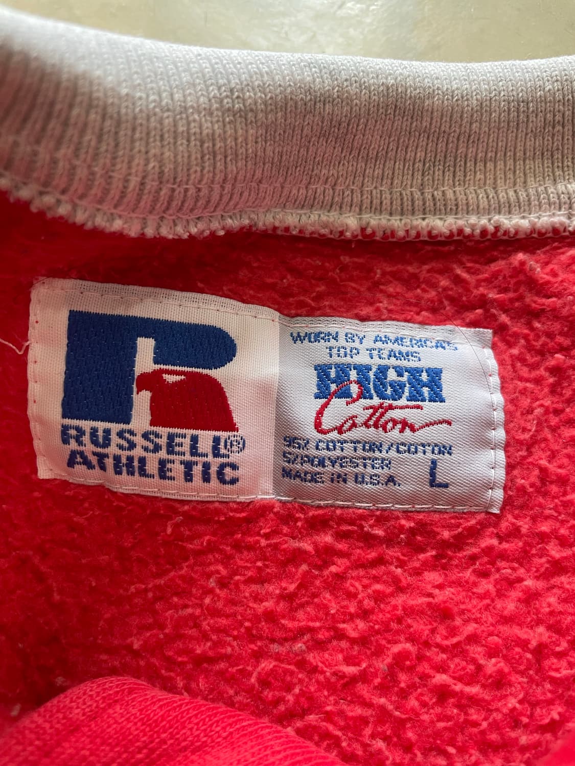 90’s 러셀 made in usa 스웻 L 상품이미지4