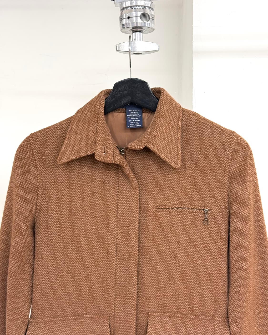 랄프로렌 브라운 울 블랜드 헤링본 블레이저 상품이미지2