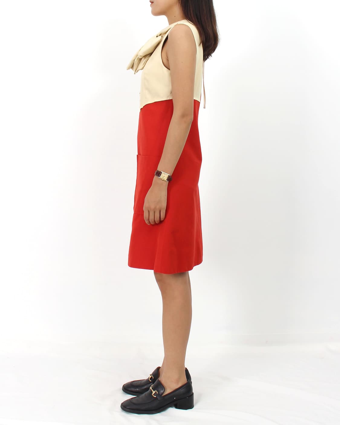 마크제이콥스 리본 배색 나시 원피스 상품이미지3