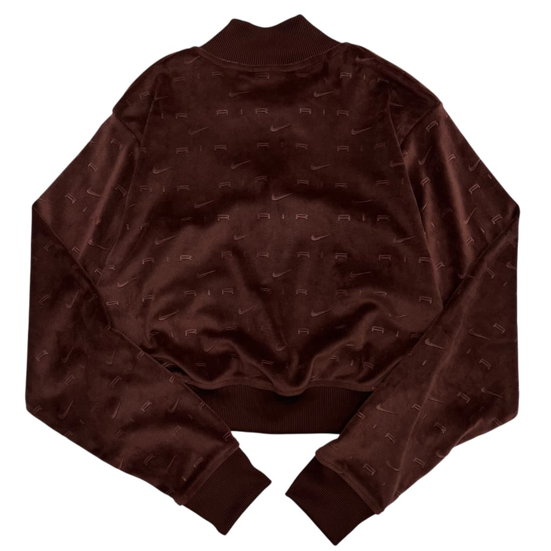 나이키 스우시 패턴 브릭 벨벳 집업 S 상품이미지4