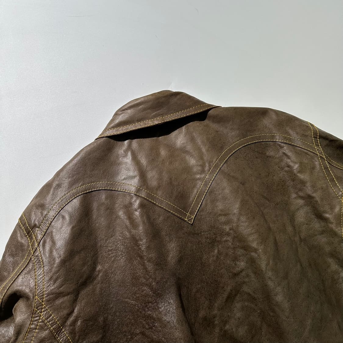 리바이스 타입원 카우레더 소가죽 웨스턴 블루종 자켓 상품이미지8