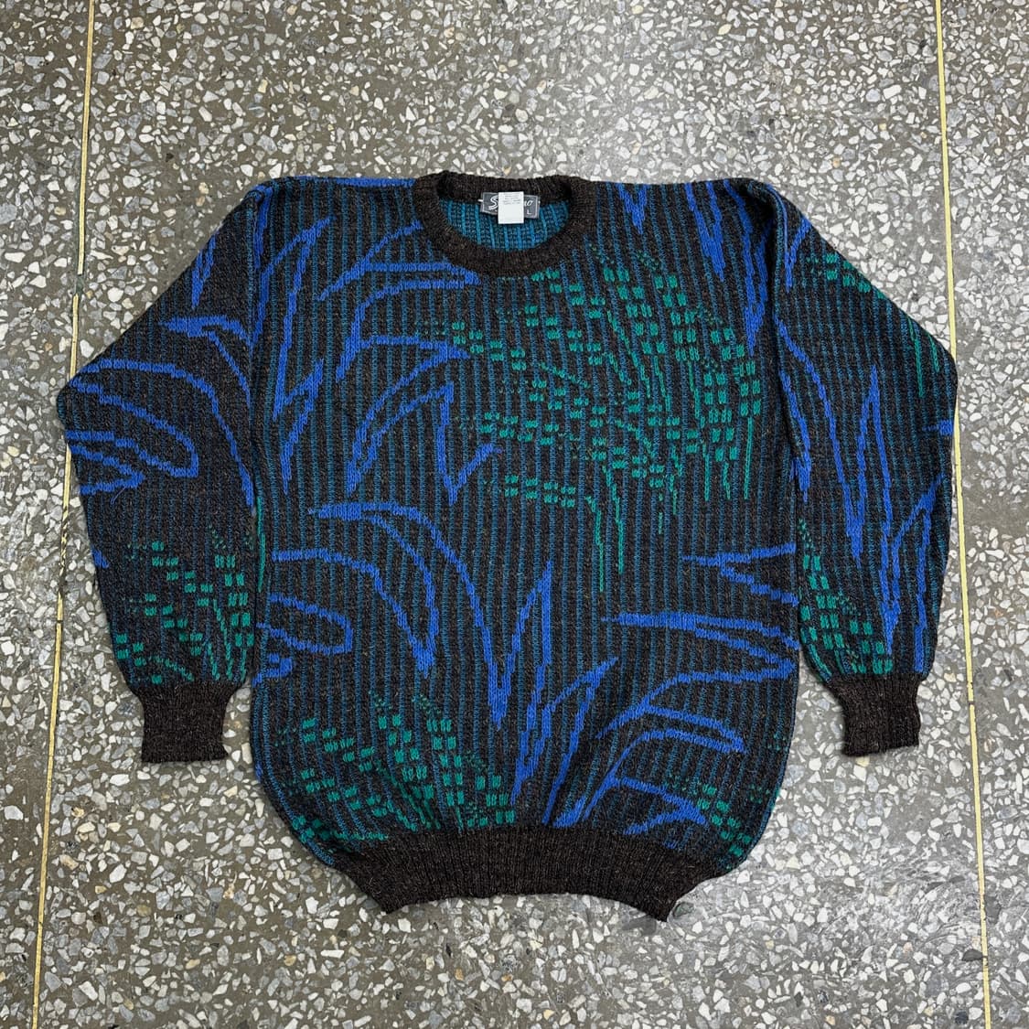 90s 빈티지 아크릴 니트 스웨터 L 상품이미지2
