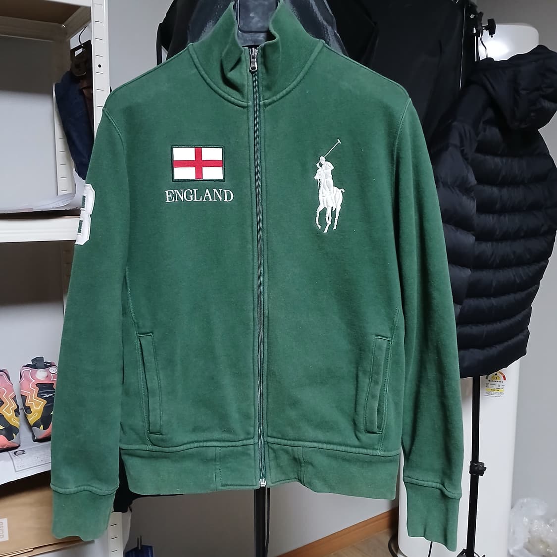 polo 폴로 랄프로렌 빅포니 잉글랜드 스웻자켓 집업 빈티지 상품이미지1