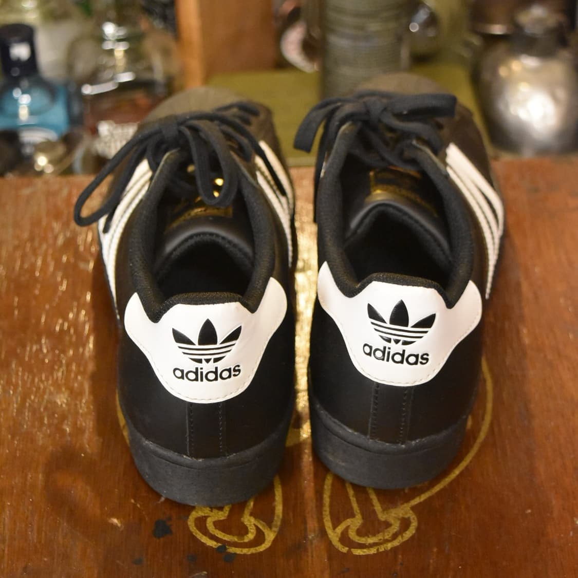 Adidas Super star Black 255 Size 상품이미지4