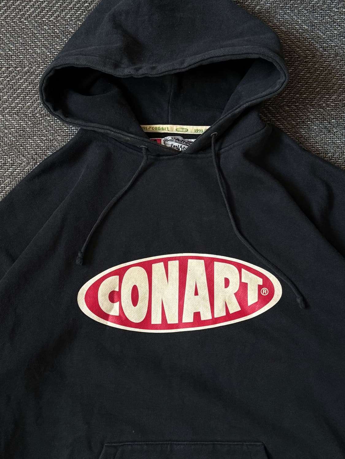 CONART 코나트 오벌 로고 빈티지 후디 스웻 (105-108) 상품이미지2