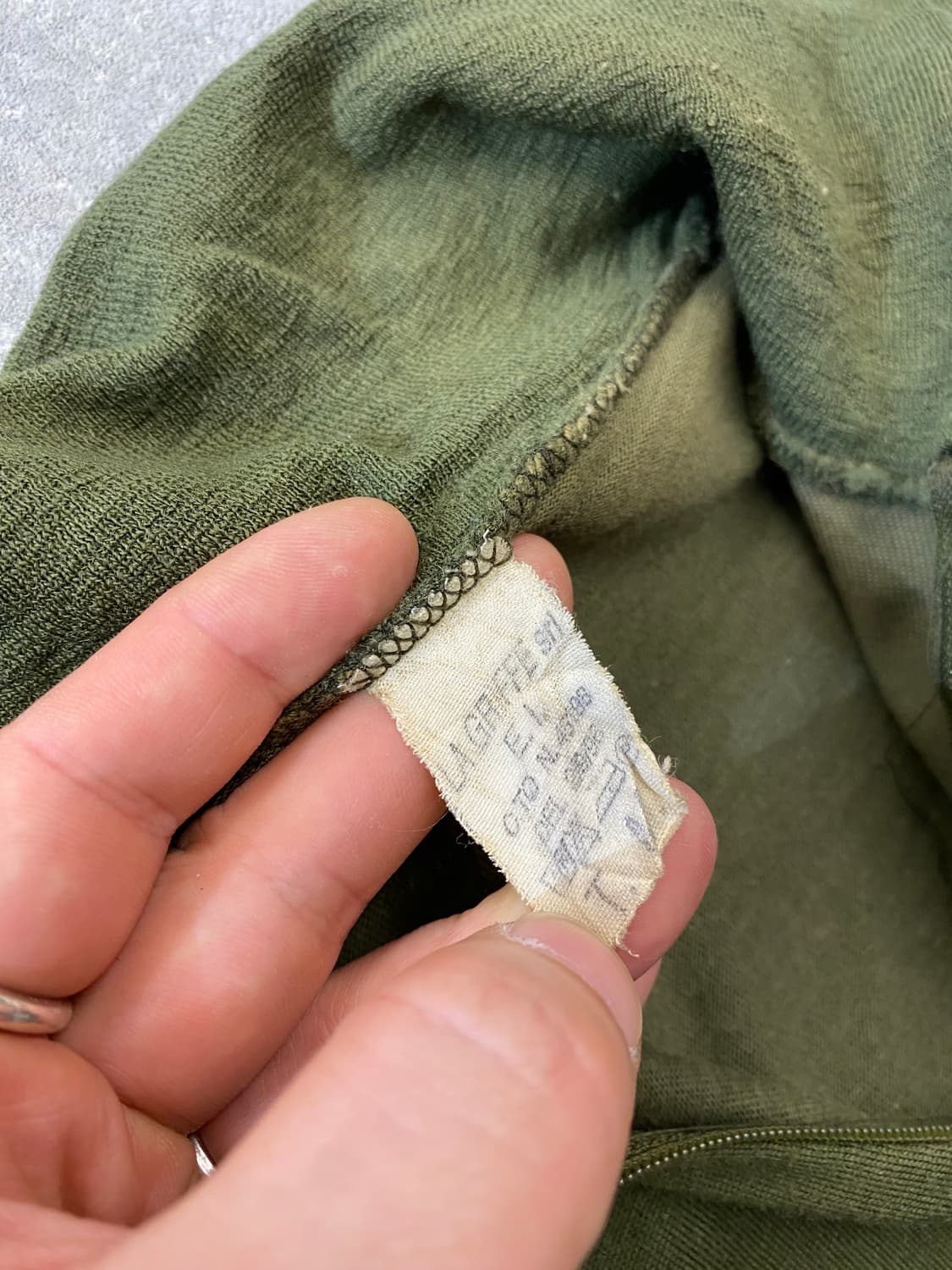 [S] 90s USMC 밀리터리 하프집업 티셔츠 상품이미지5