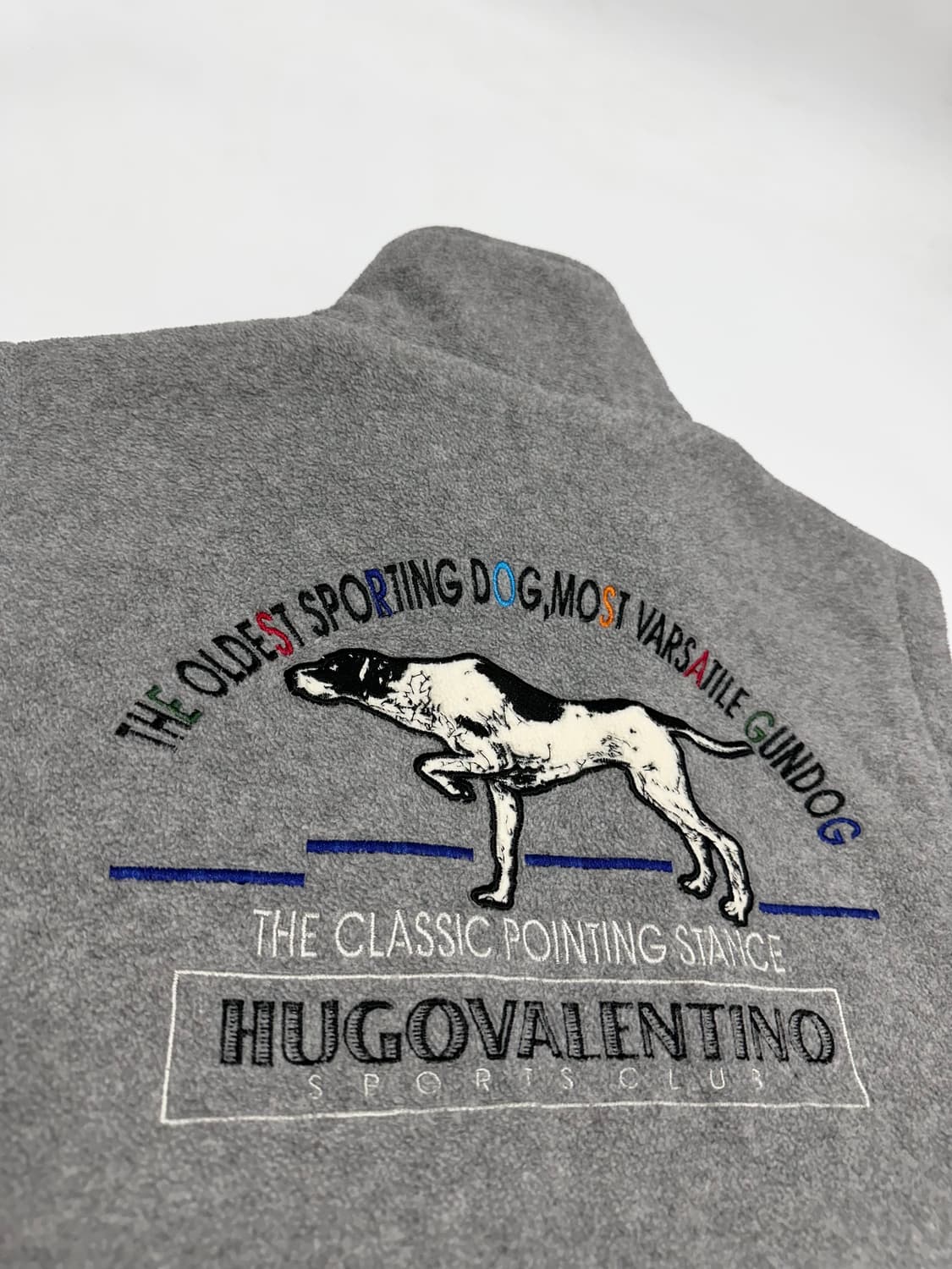 휴고 발렌티노 플리스 조끼 후리스 집업 상품이미지6