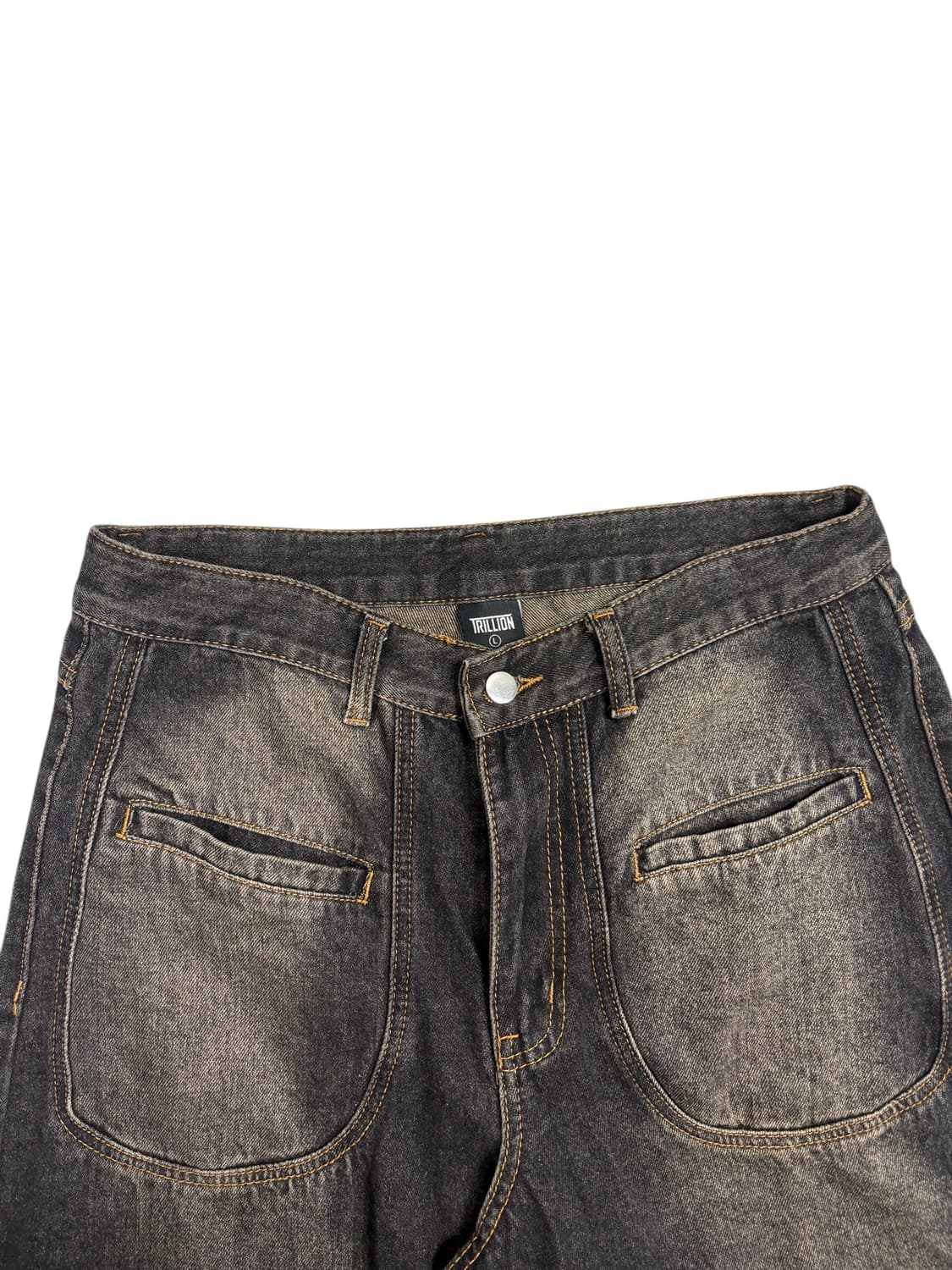 트릴리온 와이드 워싱 데님 팬츠 상품이미지3