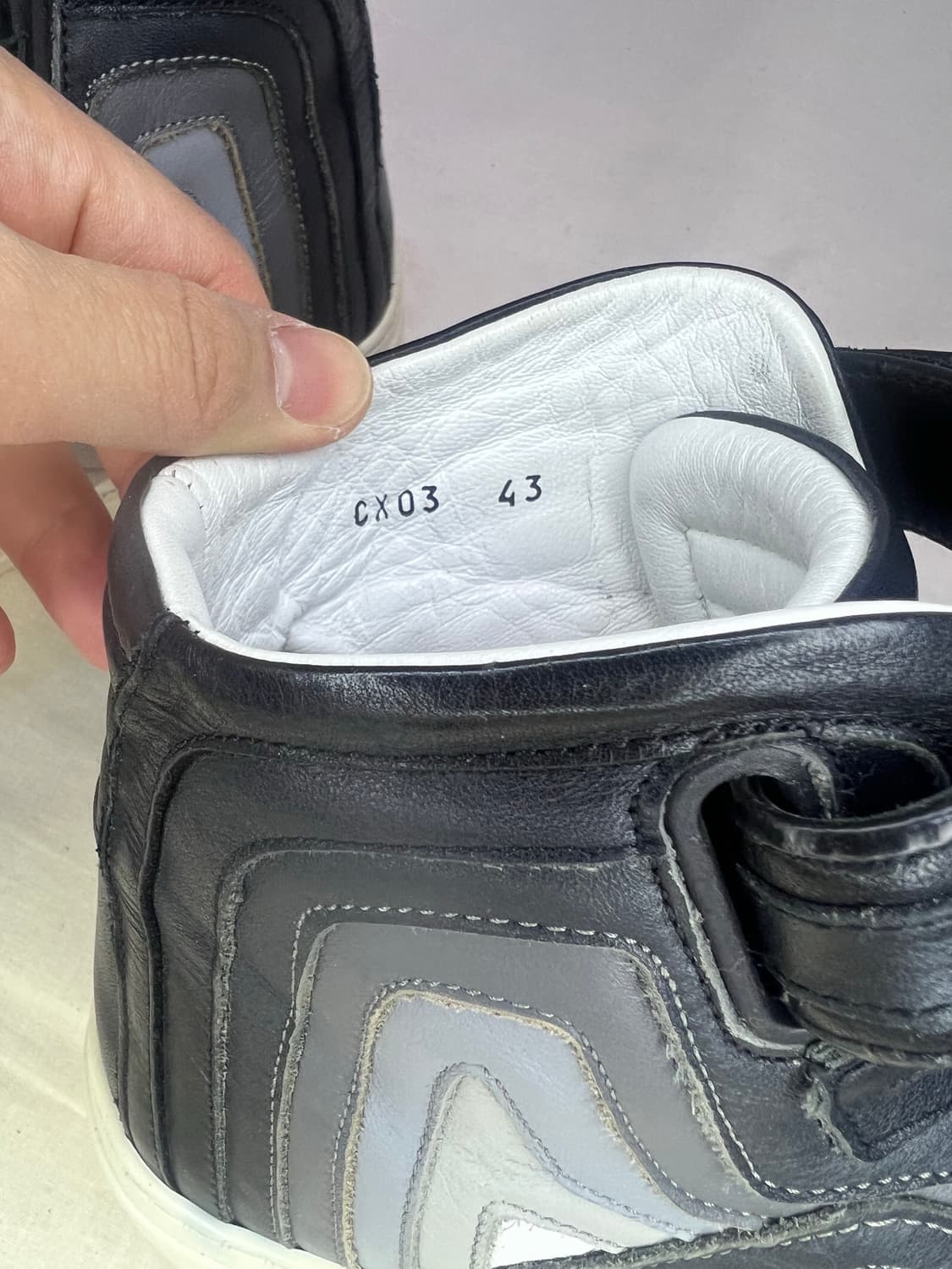 피에르하디 그라데이션 레더 하이탑 [43] 상품이미지8