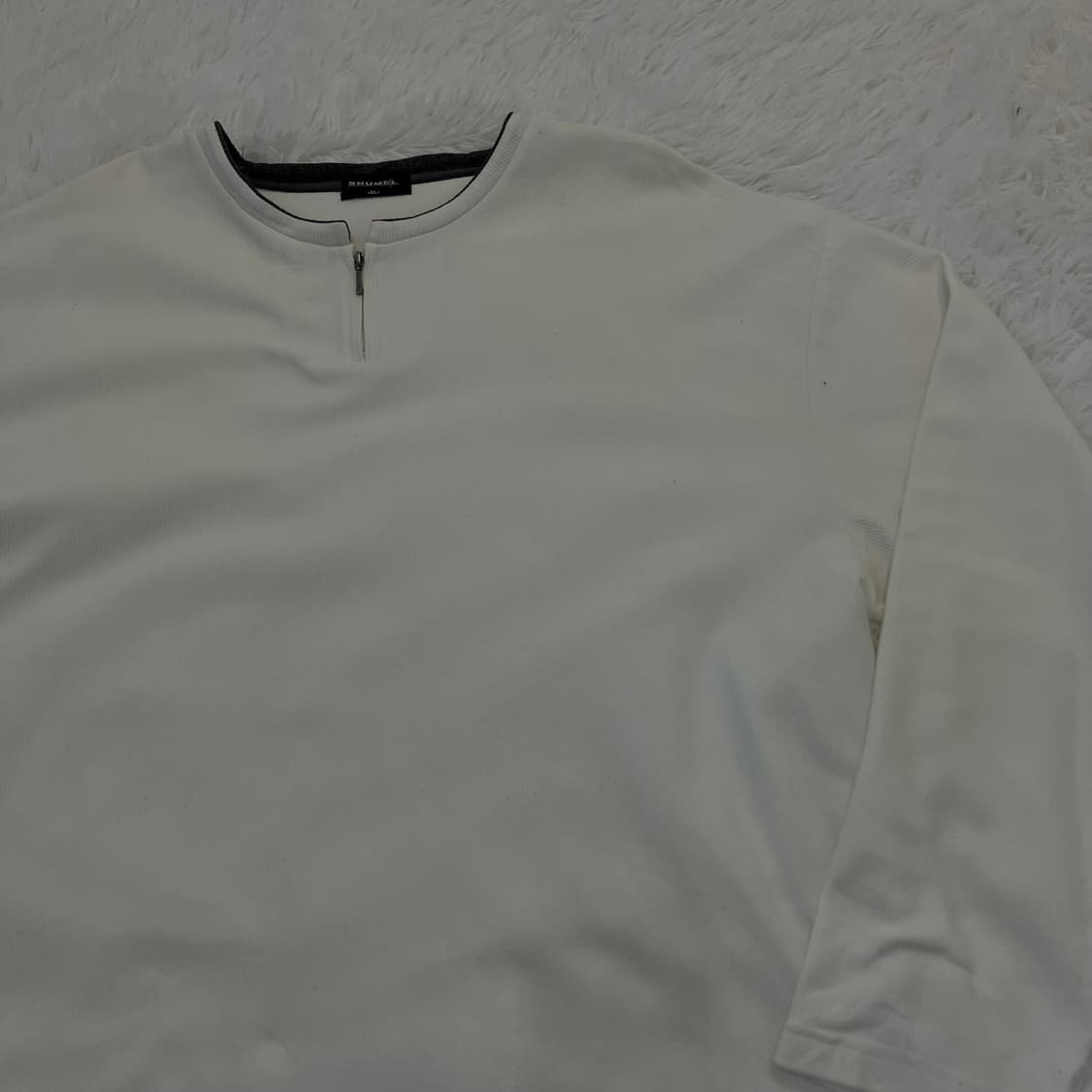 빈티지 반집업 화이트 빅 티셔츠 y2k 스트릿 갸루 펑키 일본빈티지733 상품이미지3