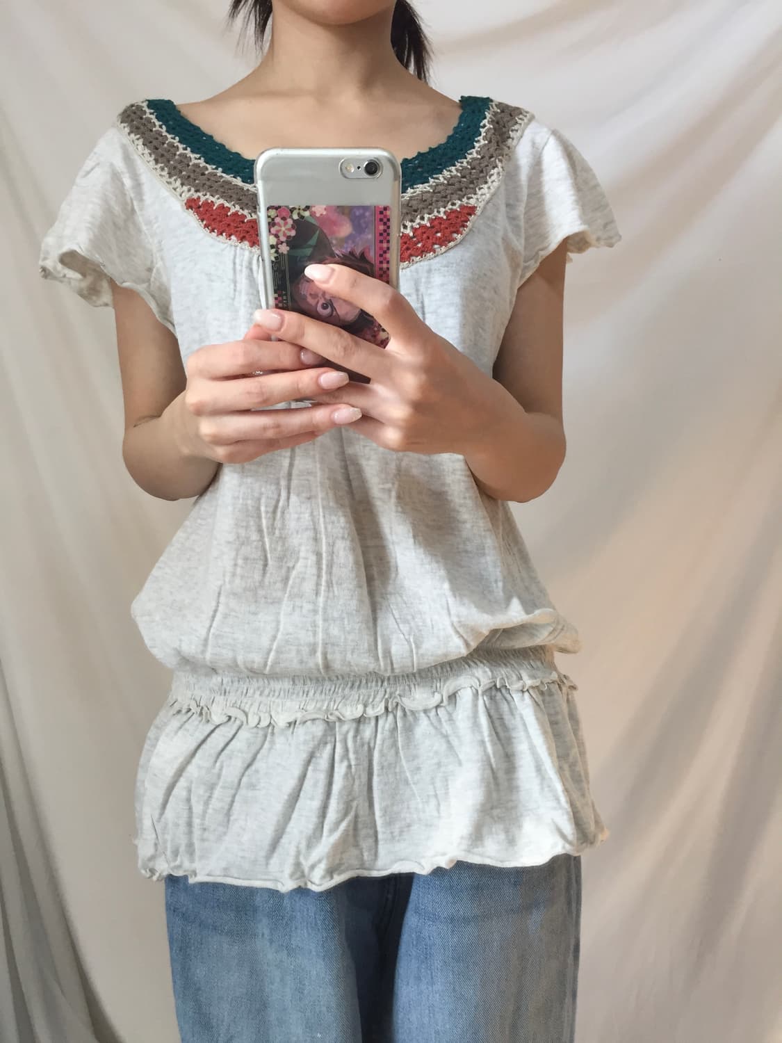 뜨개 디테일 탑 상품이미지6