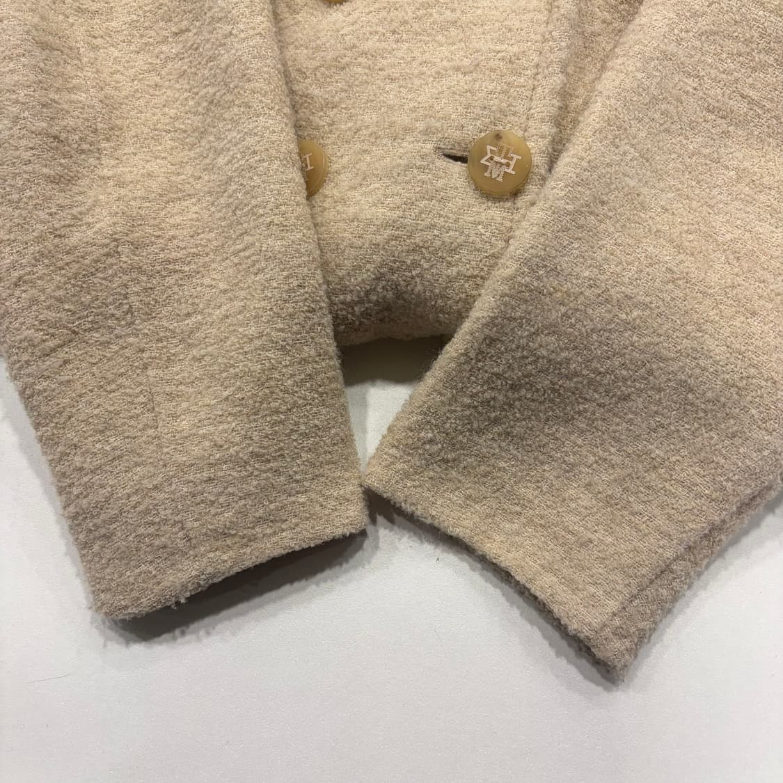 21FW TIME 타임 울 더블 버튼 코트 베이지 B563 상품이미지6