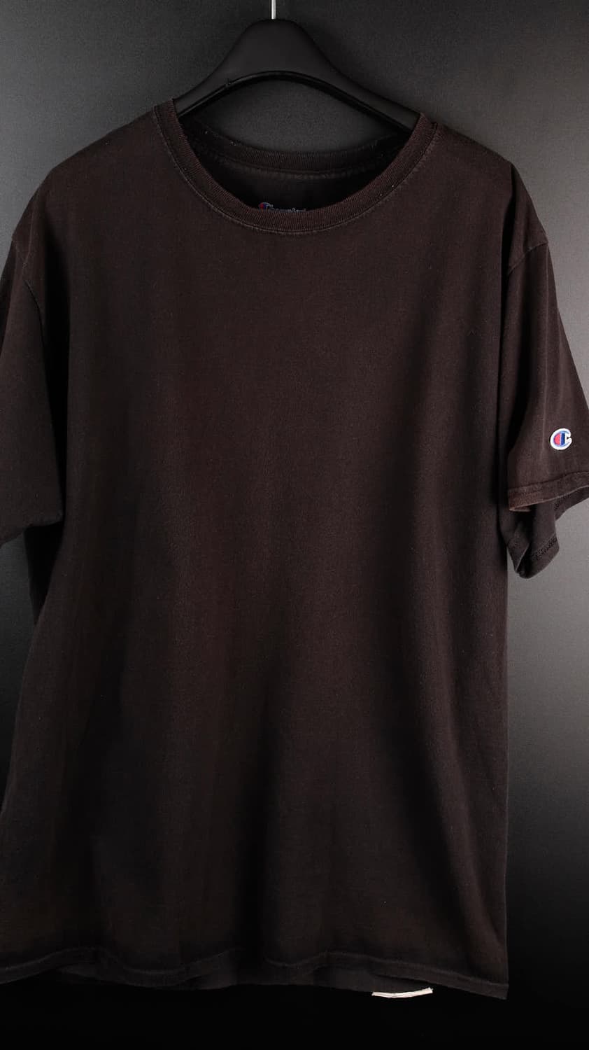 챔피온 블랙 무지티셔츠 상품이미지3