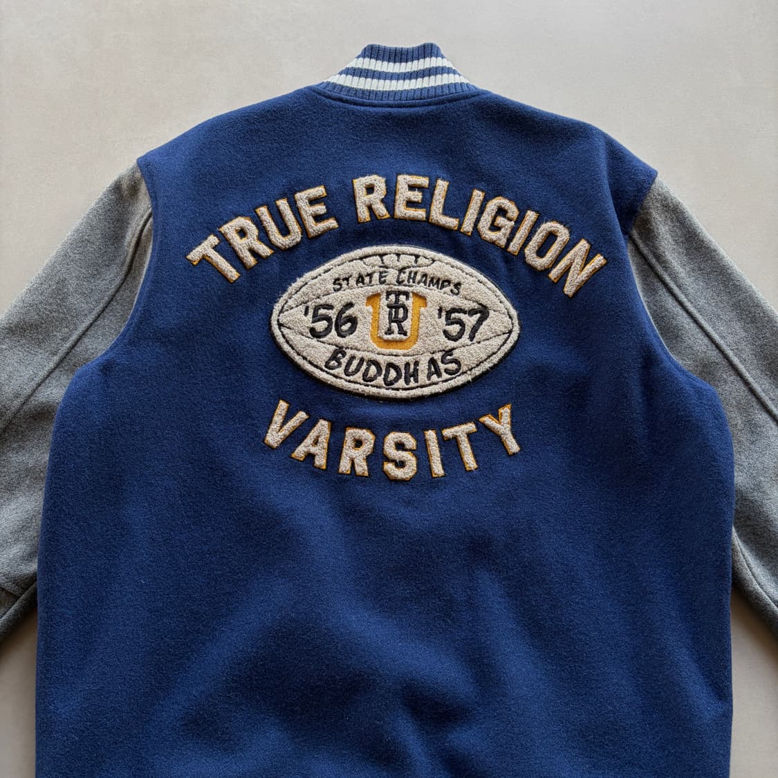 [M]트루릴리젼 ture religion 울 바시티 자켓 상품이미지7