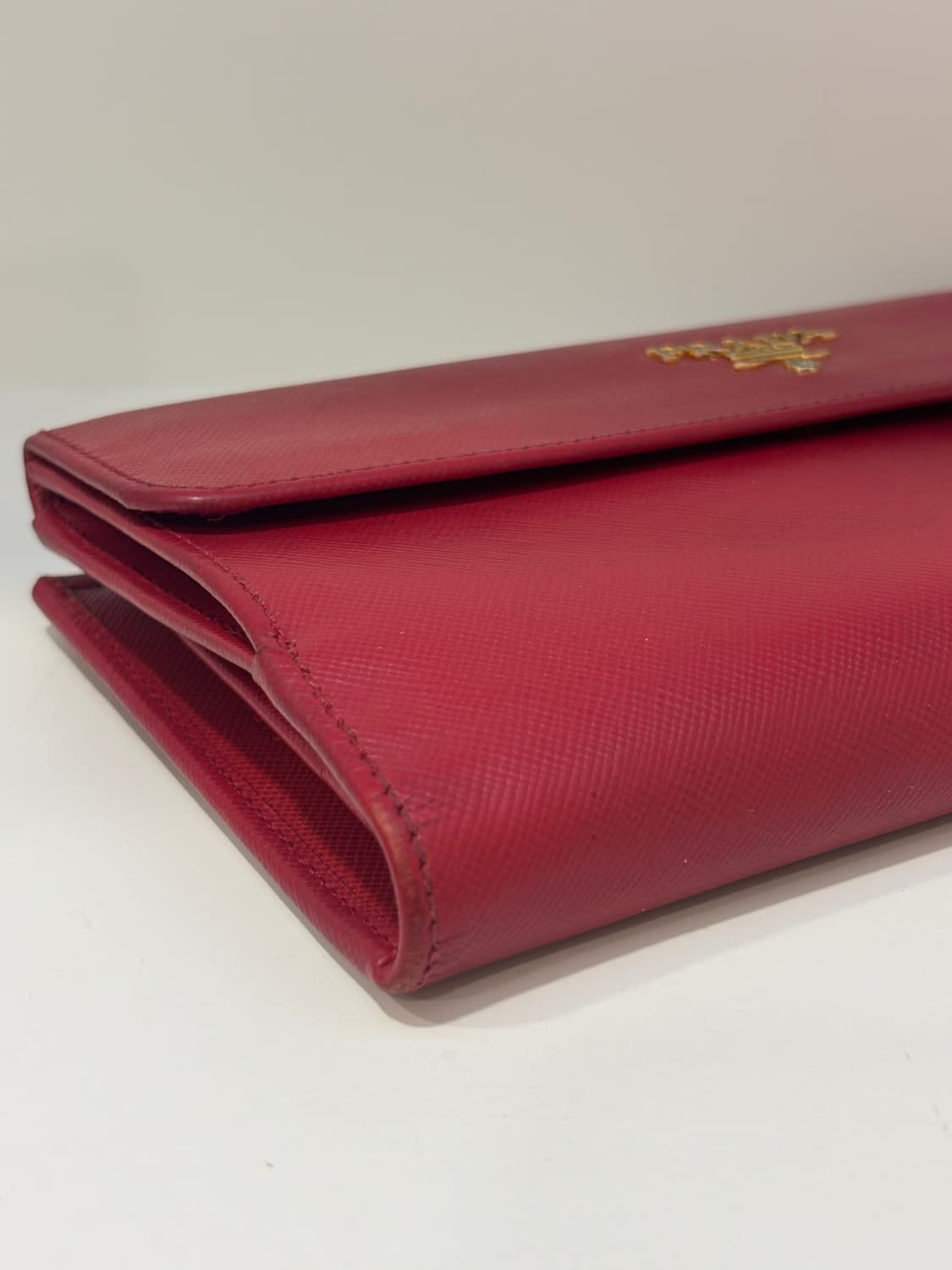 프라다 빨강 장지갑 (수수료X) 상품이미지8