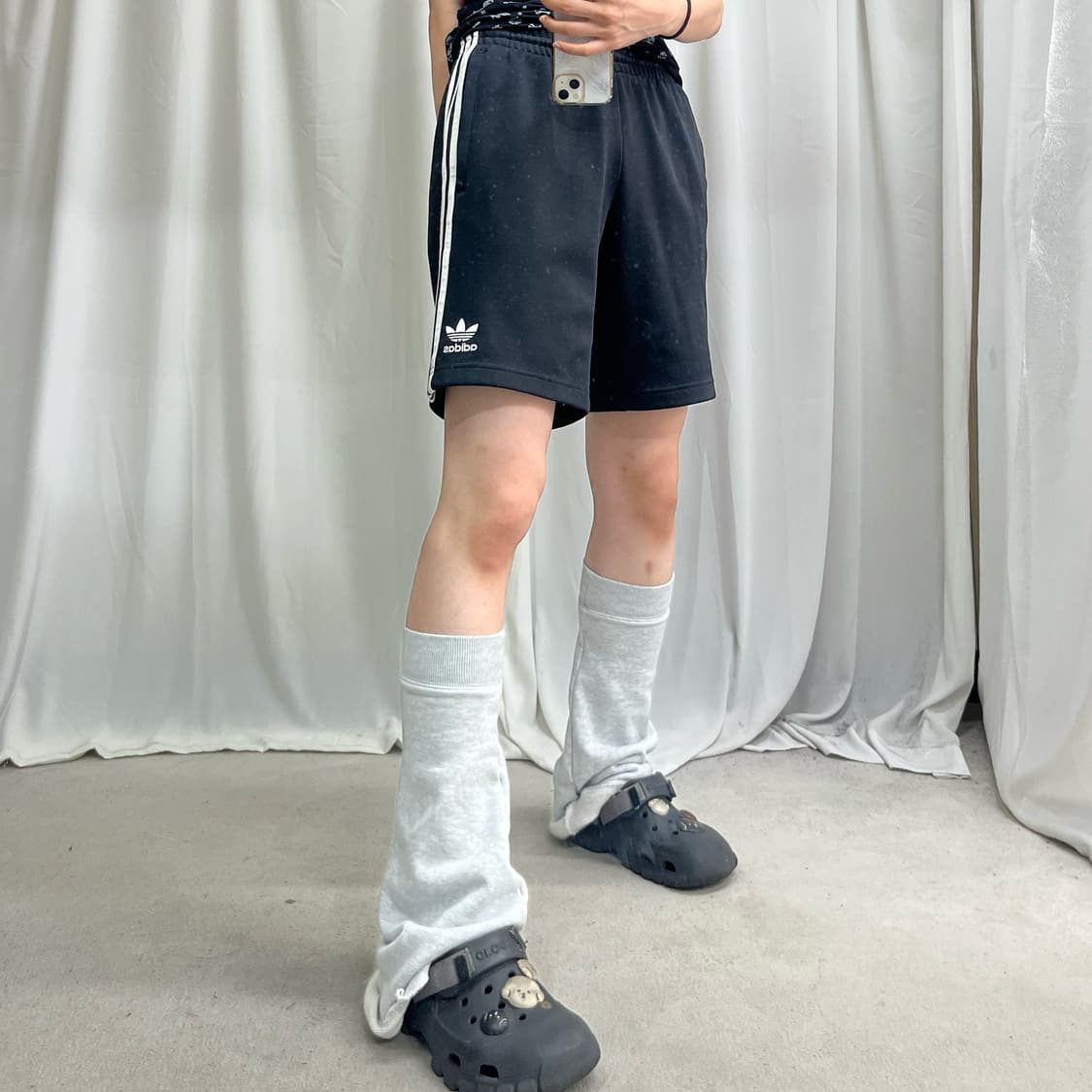 Adidas black firebird shorts 상품이미지1