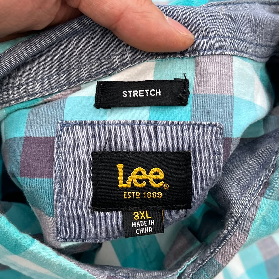 리 체크 하프 셔츠 r3978  상품이미지7