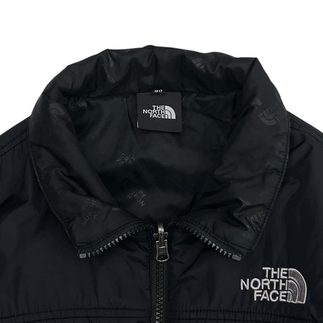 노스페이스 블랙 경량 패딩 90 상품이미지4