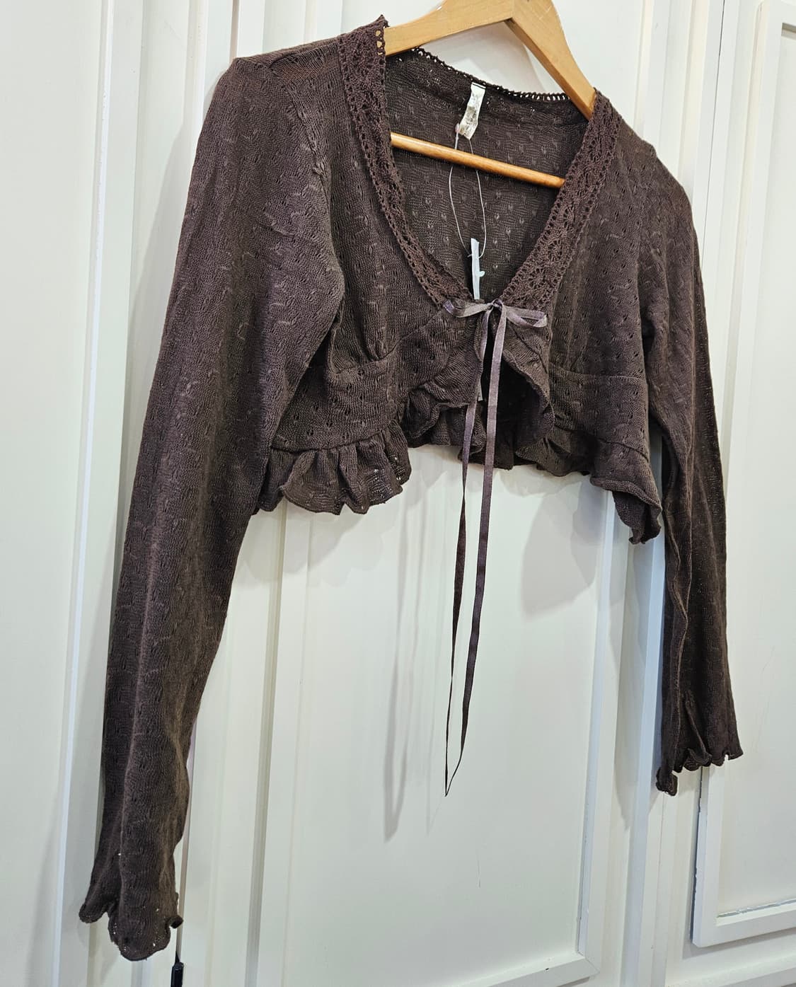  크롭 볼레로 가디건 상품이미지2