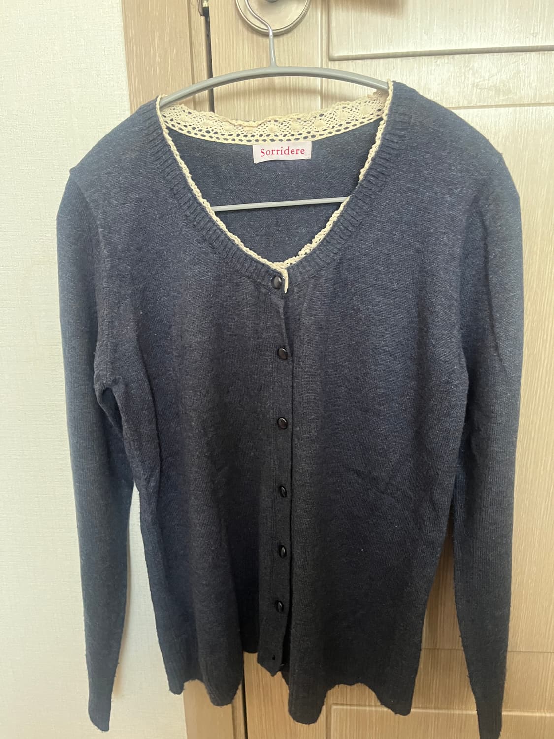 모리걸 니트 가디건 빈티지 모리룩 하구미 상품이미지2