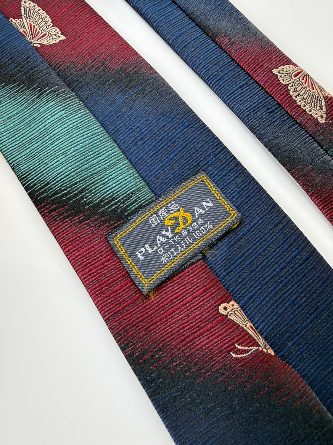 빈티지 나비 무늬 넥타이 8cm 상품이미지6