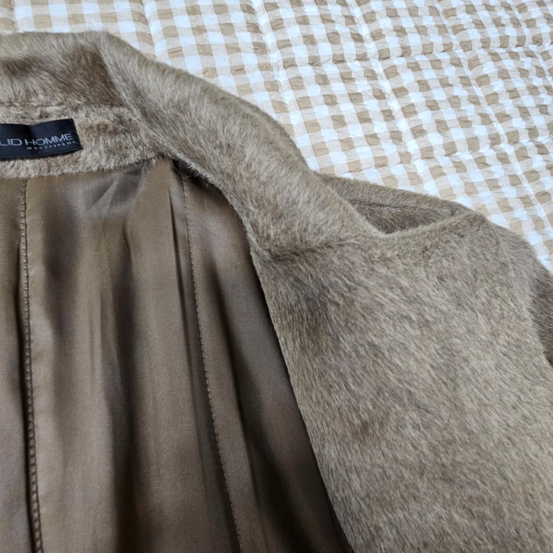 솔리드옴므 라마 슬림핏 코트 남자100 상품이미지7