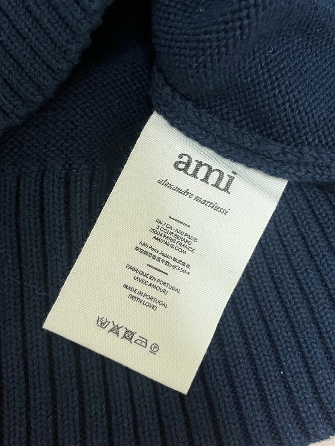 아미 빅하트 로고 니트 XS 상품이미지4