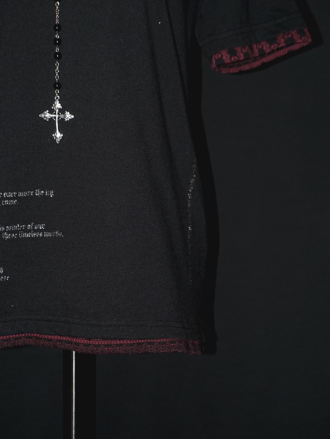 (spinash) glitter punk skull t  상품이미지5