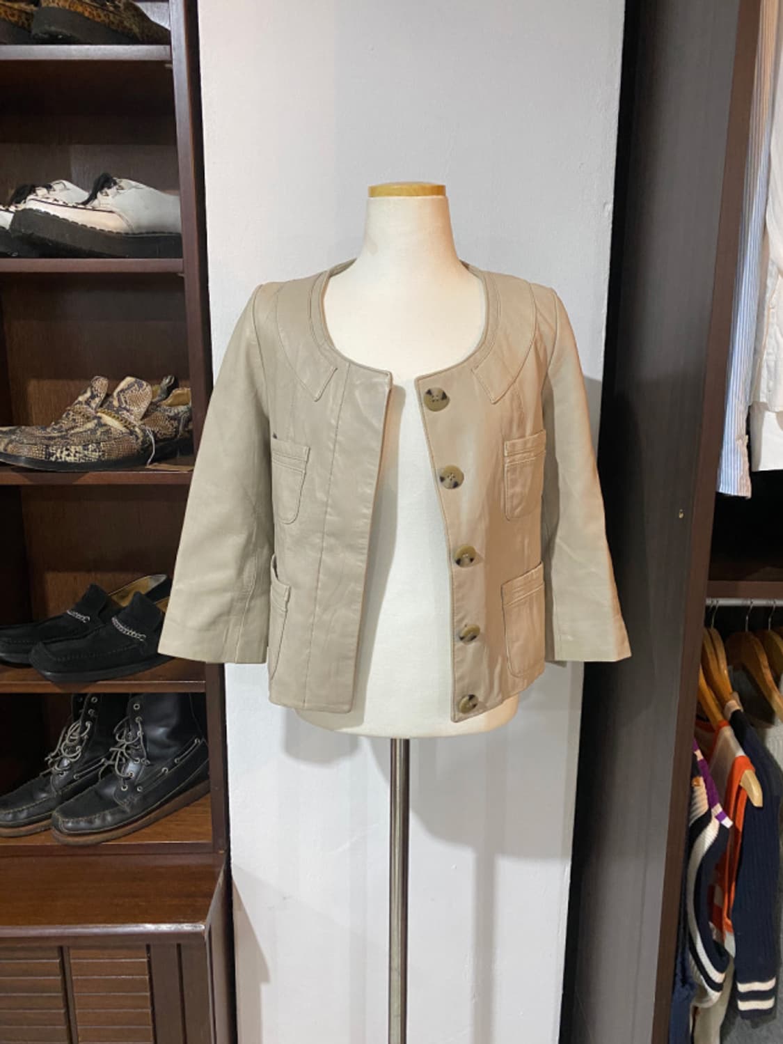 URBAN RESEARCH lamb skin bolero jacket  상품이미지10