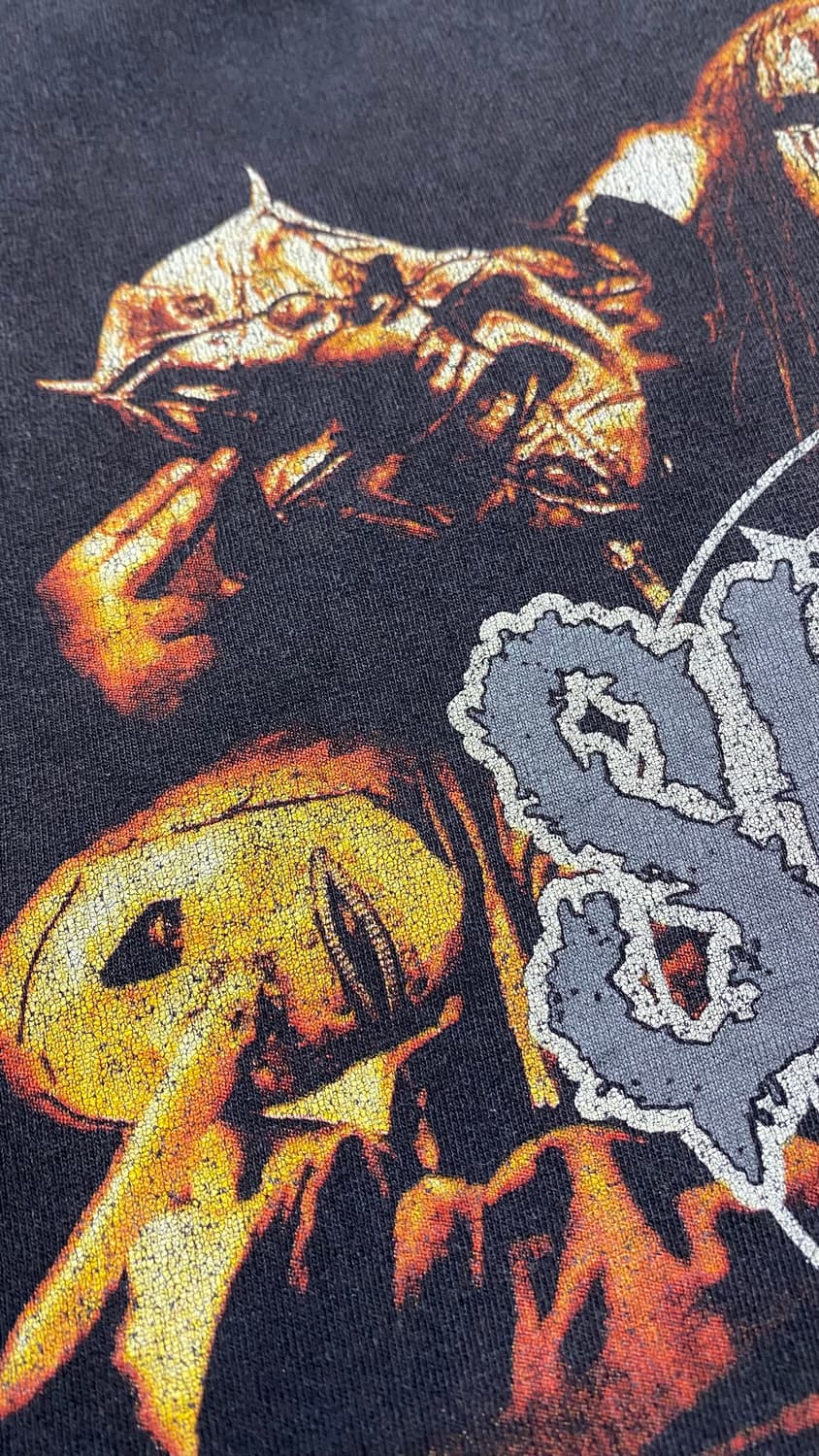 빈티지 00s 슬립낫 밴드 티셔츠 2xl xxl 상품이미지3