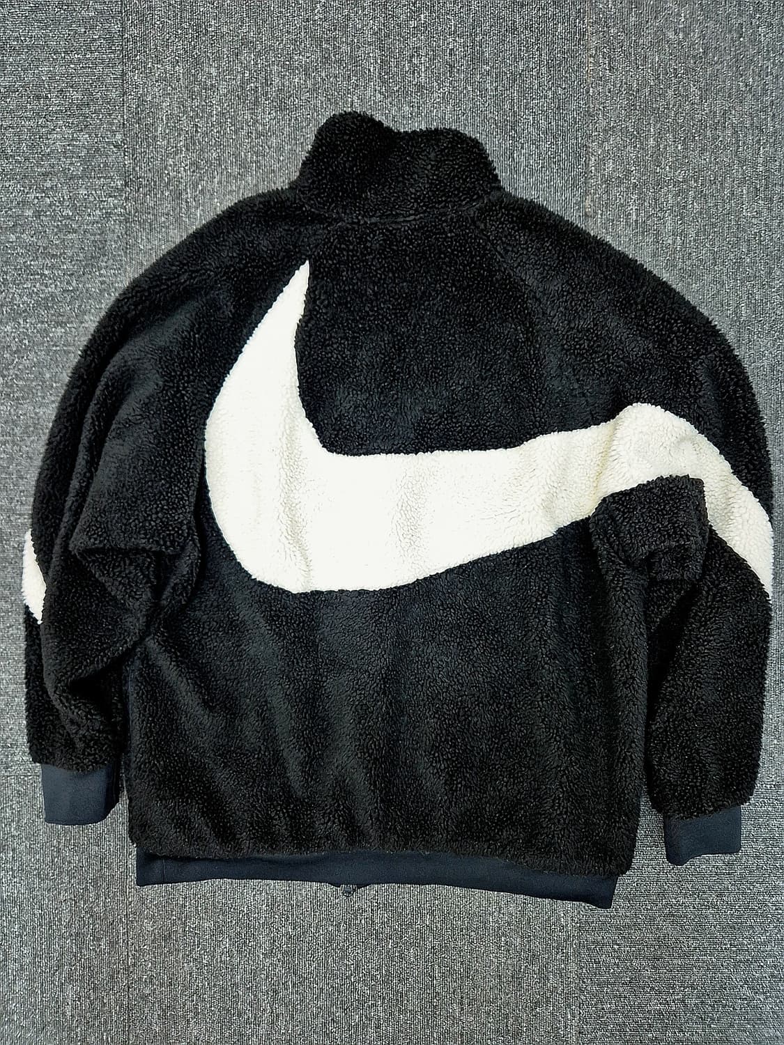 [110]<나이키>빅 스우시 풀 집 자켓 블랙 상품이미지4