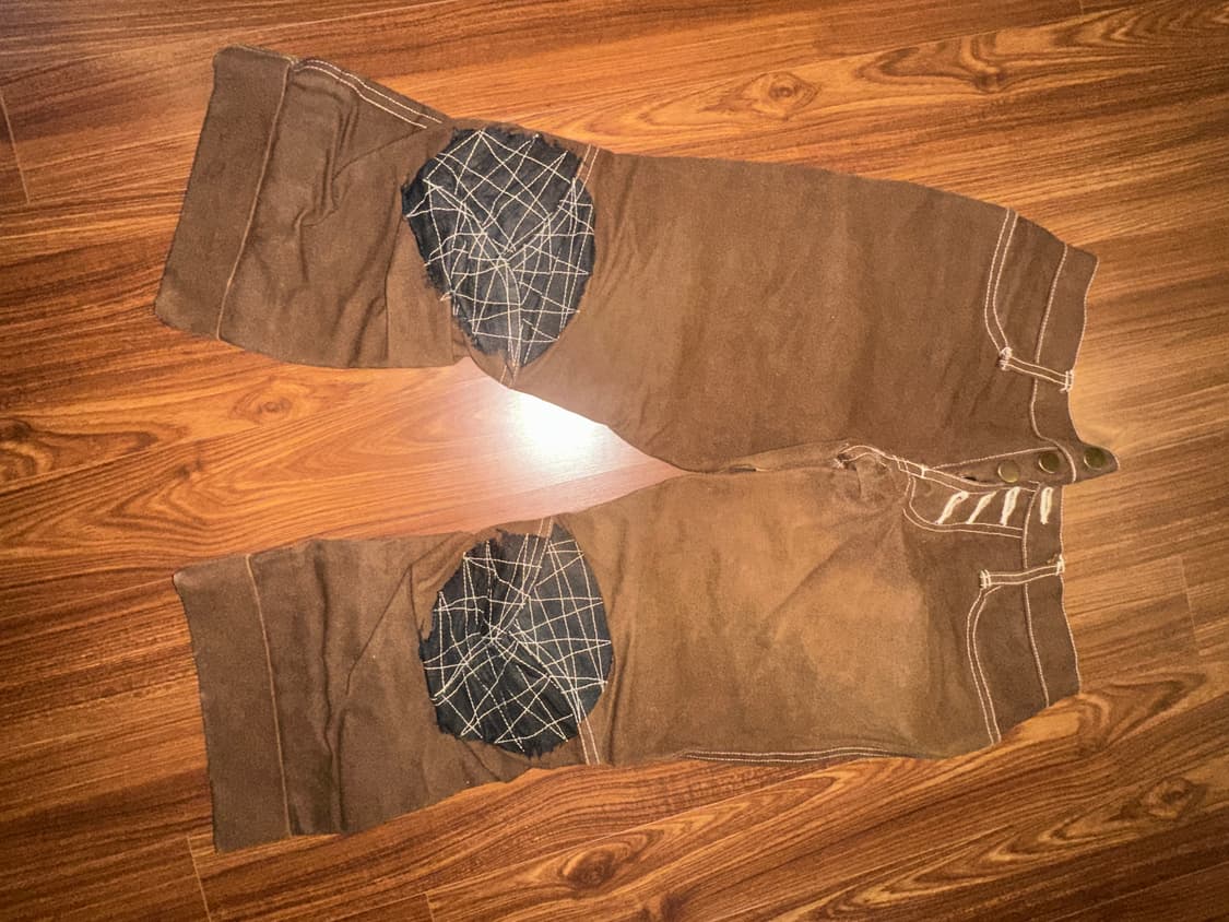 Christopher Nemeth 패치 워크 팬츠 머스타드 상품이미지3