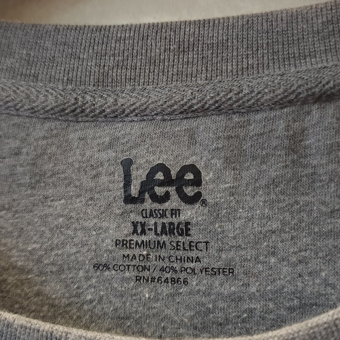 Lee 맨투맨 스웻셔츠 플리스 라이닝 포켓 셔츠 빅사이즈 맨투맨 xxl 상품이미지6