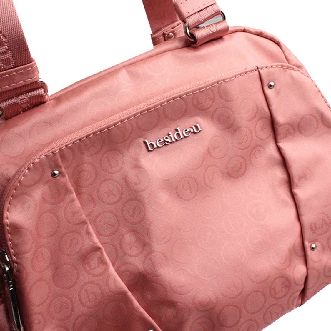 비사이드유 핑크 토트 겸 크로스백 상품이미지4