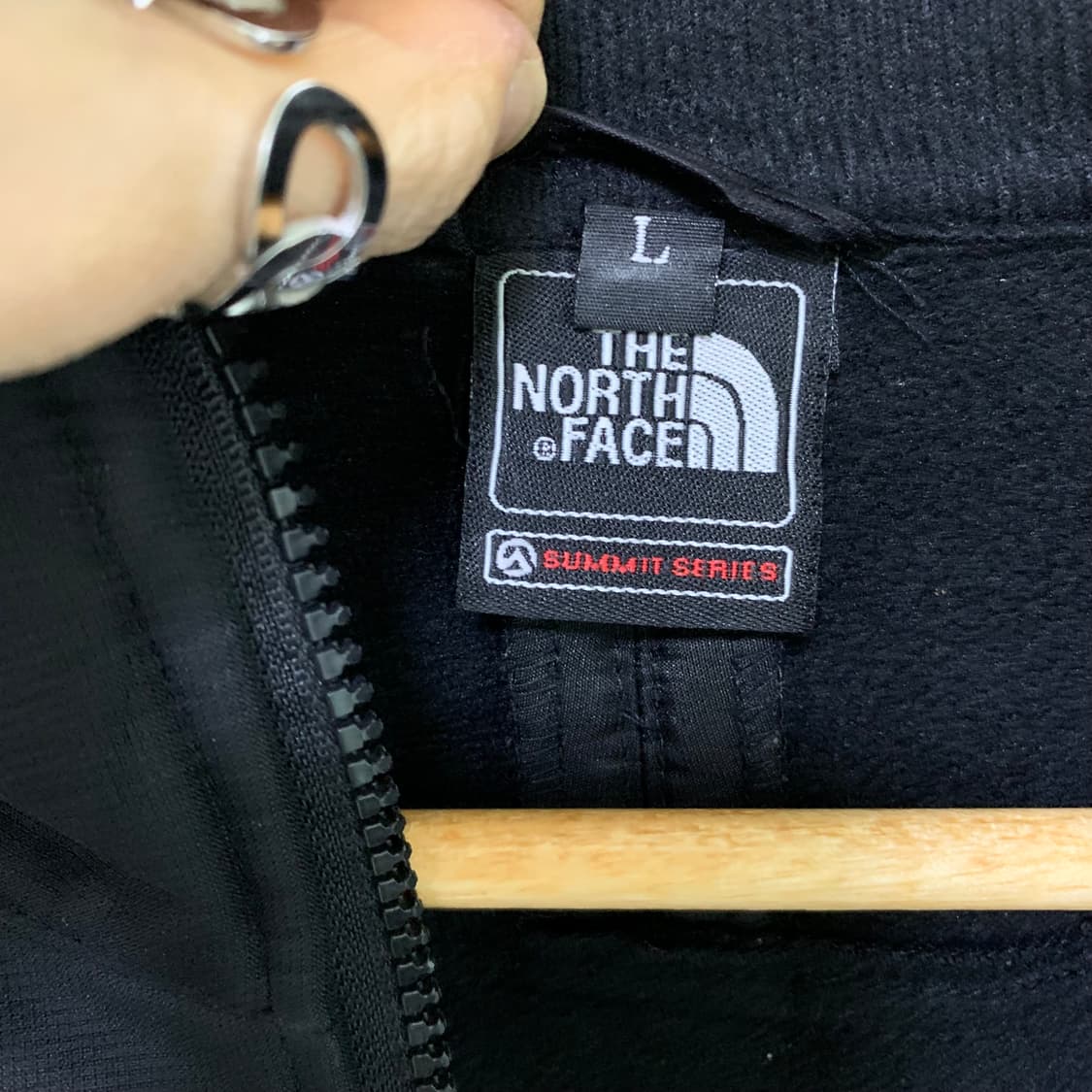 노스페이스 써밋 바람막이 자켓 블랙 L 남녀공용 상품이미지3
