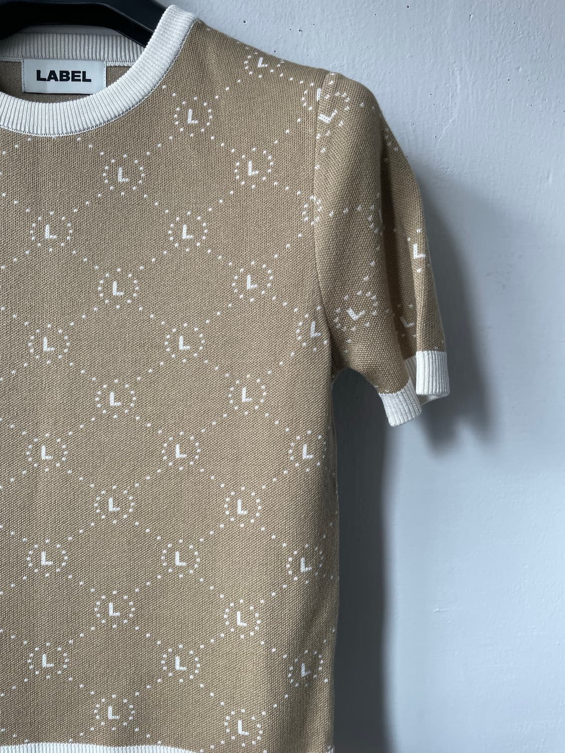 라벨아카이브 L-logo Jacquard knit 새상품 상품이미지3