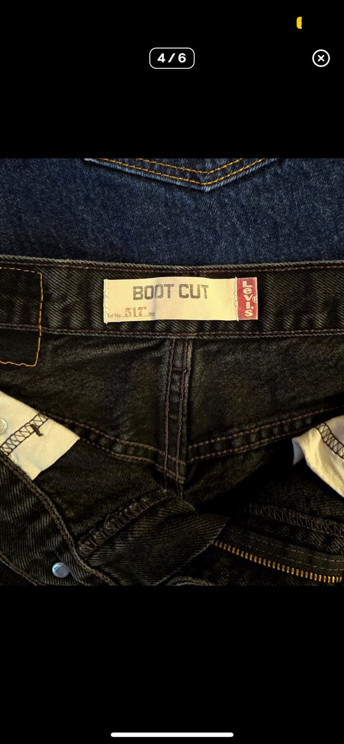 Levis 517 Mexico 흑청 (리바이스 부츠컷) 상품이미지4