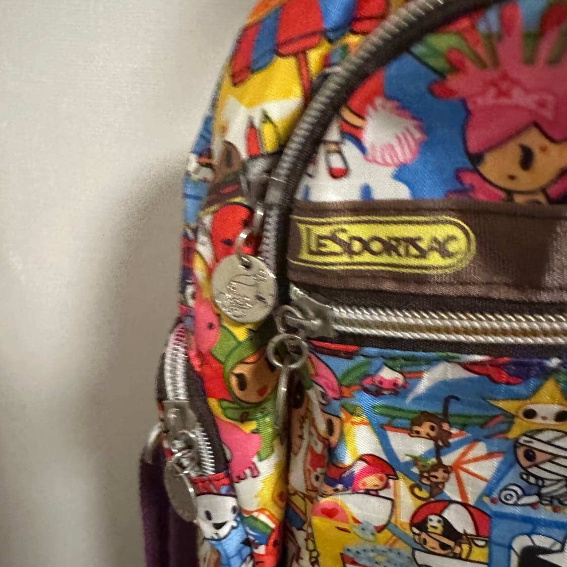 빈티지 레스포삭 토키도키 콜라보 가방 숄더백 크로스백 히메갸루 로걀 라떼 상품이미지3