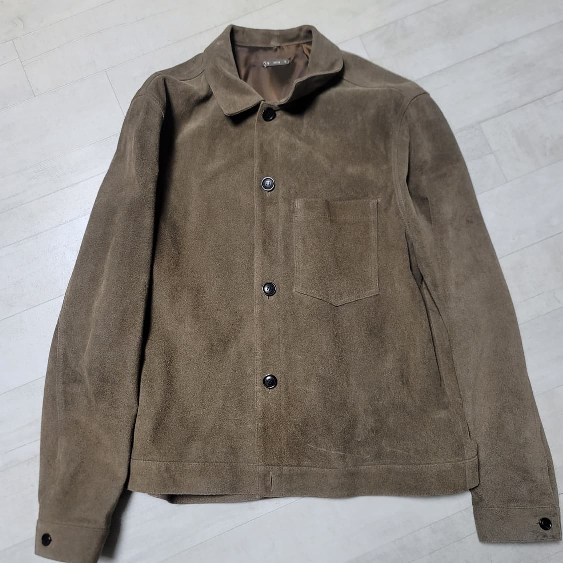 토니웩 패치 포켓 스웨이드 자켓 카키 L 상품이미지3