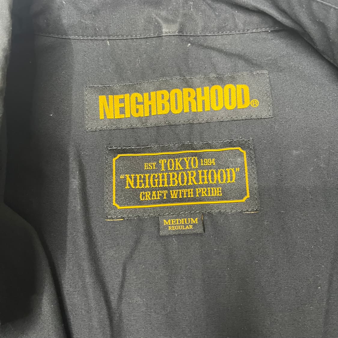 네이버후드 NBHD 로고 반팔 셔츠 M  상품이미지3