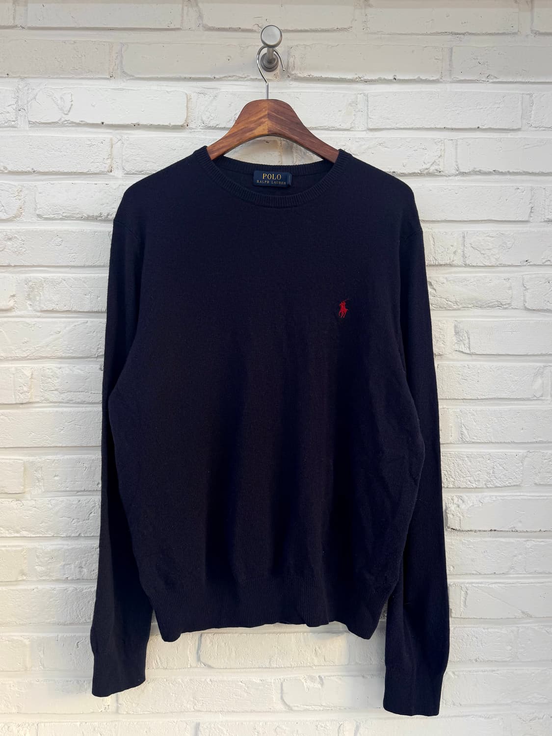 폴로 네이비 니트 상품이미지3
