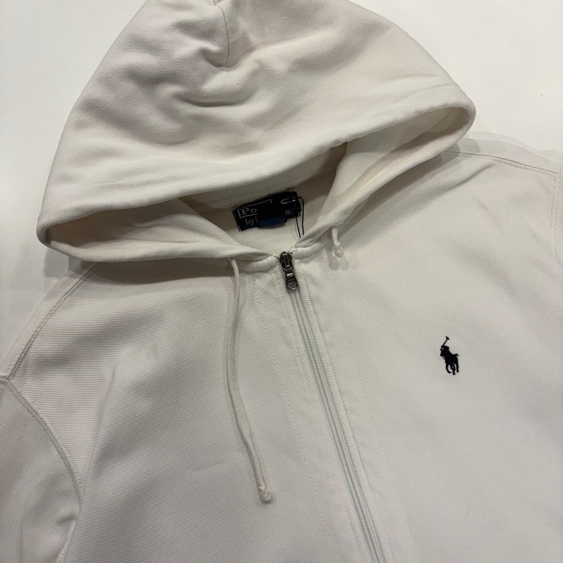 [M] 폴로 랄프로렌 화이트 스웻 후드집업 B826 상품이미지3