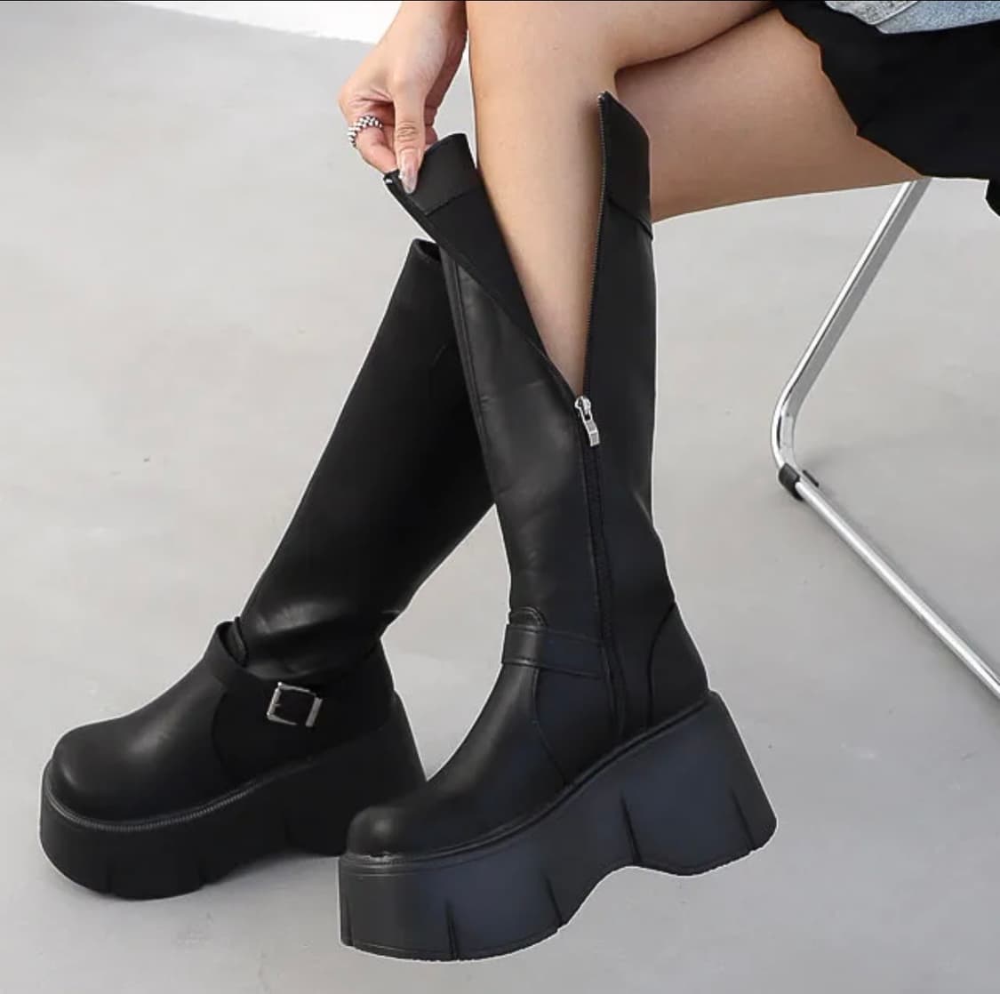 통굽 부츠 상품이미지3