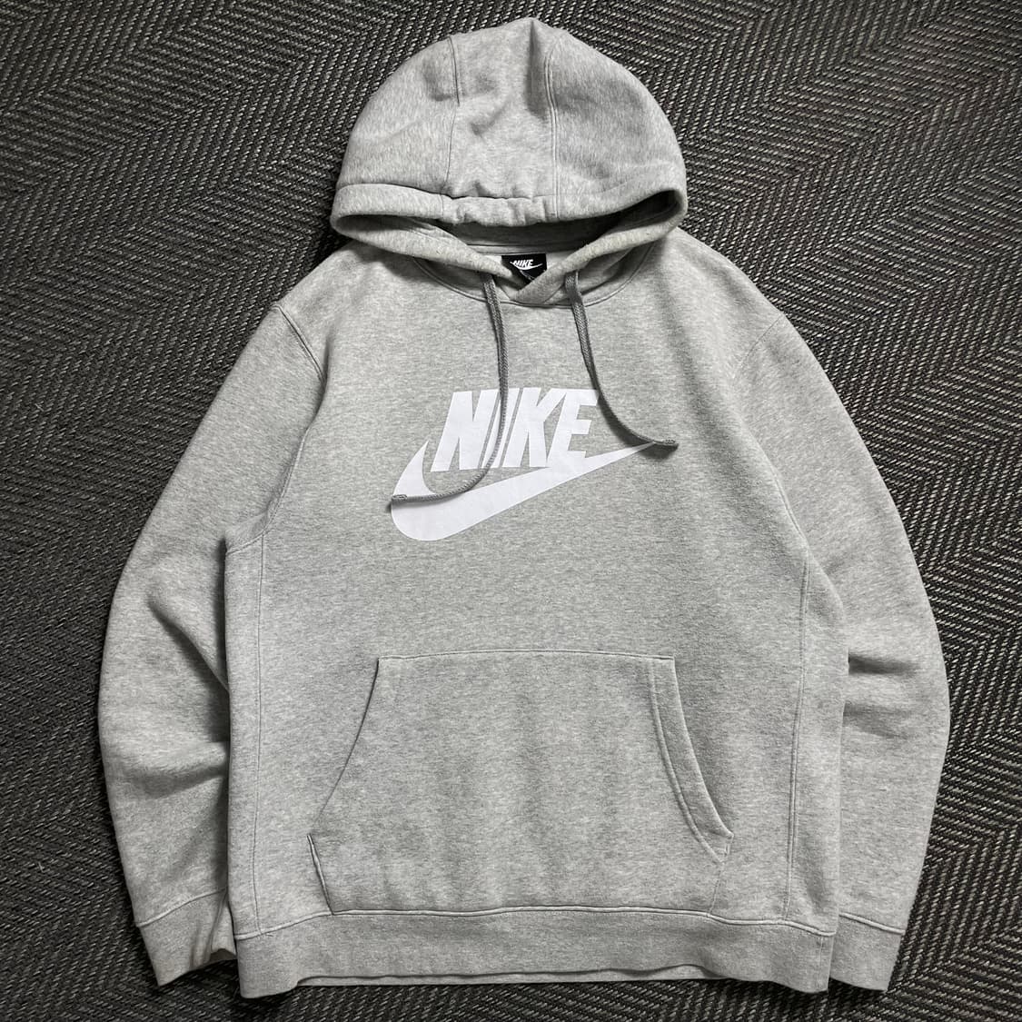 나이키 NSW 스우시 그레이 기모 후드 티셔츠o 4938 상품이미지1